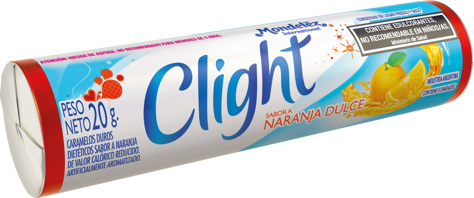 Caramelos Clight Naranja - Nerilan Uruguay